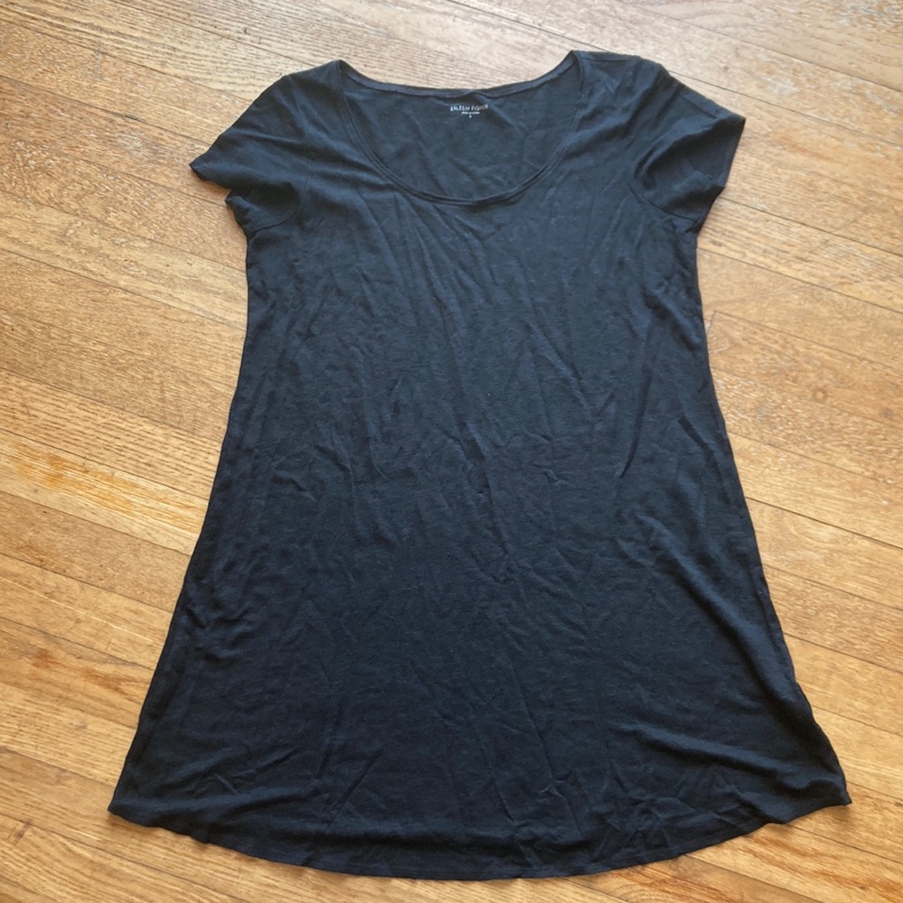 Eileen Fisher linen knit dress
